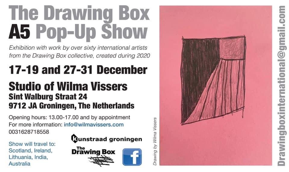 The Drawingbox Intenational Groningen Studio Wilma Vissers december 2021